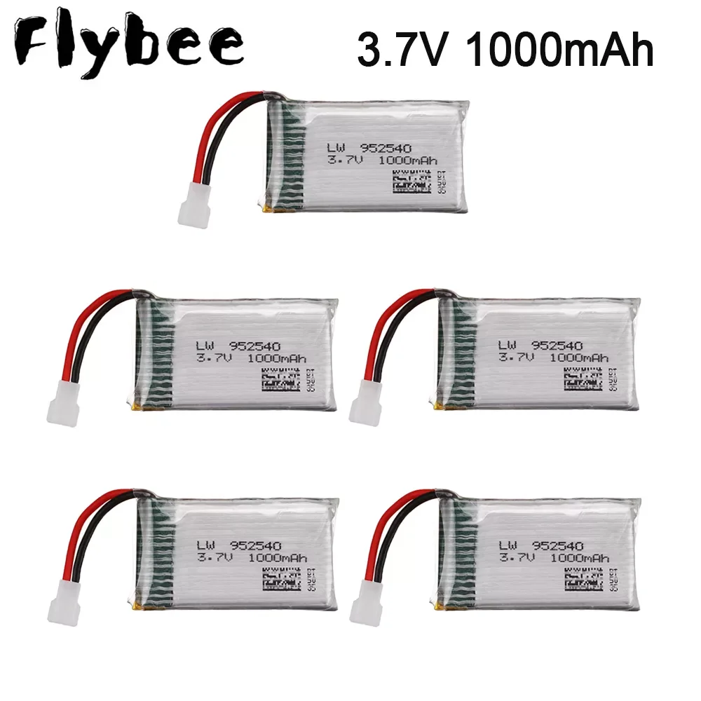 Улучшенный литий-полимерный аккумулятор 3,7 в 1000 мАч 25C 952540 для Syma X5 X5C X5C-1 X5S X5SW X5SC V931 H5C