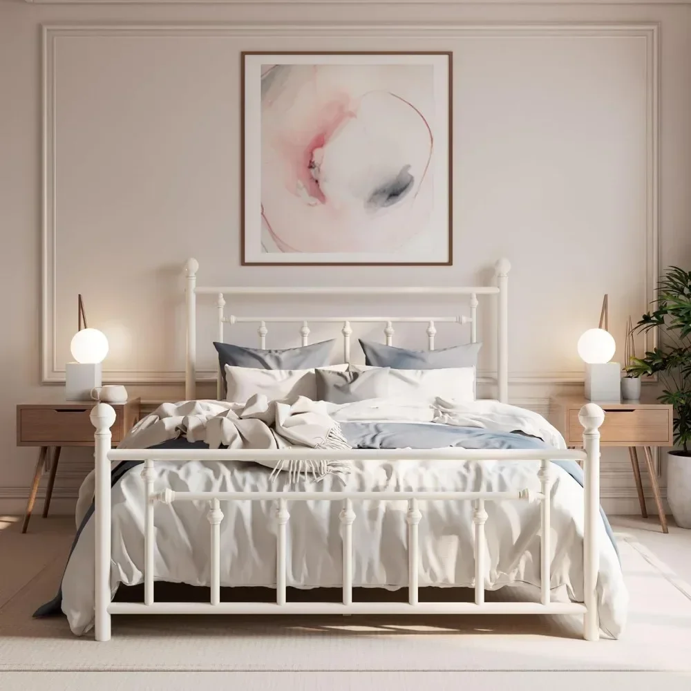 E/без коробки весна 14 дюймов Королевский размер металлическая платформа рама для