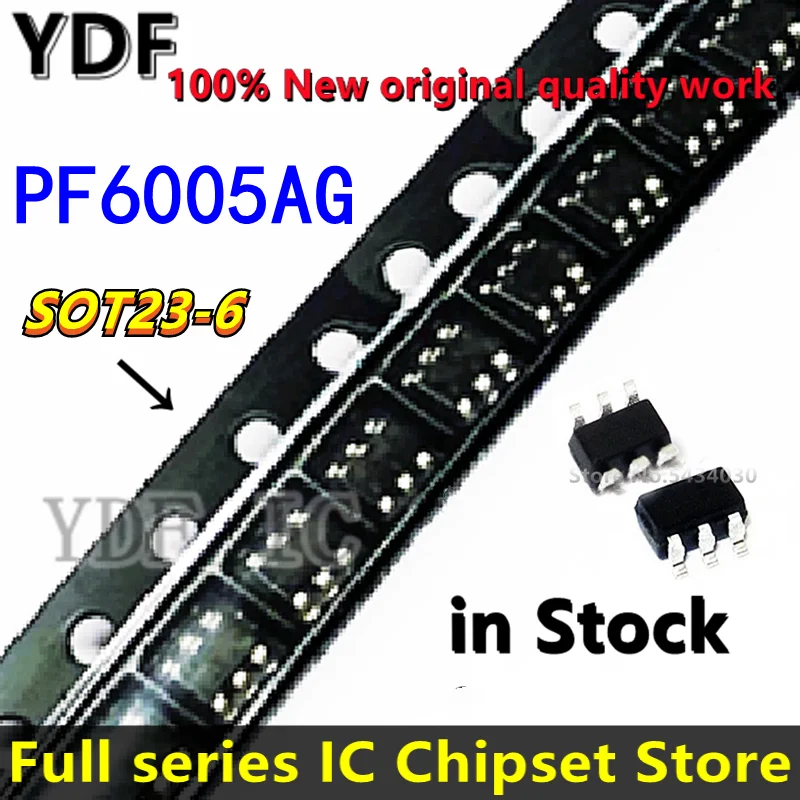 (2-5 шт.) 100% Новый чипсет PF6005AG 6005A sot23-6 | Электронные компоненты и принадлежности
