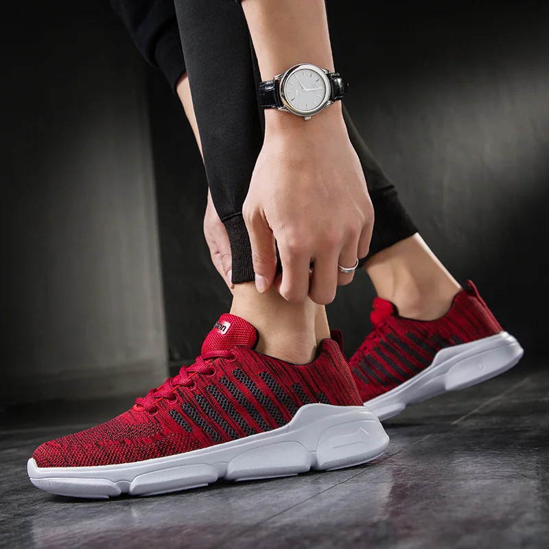 New Blue Running Shoes Men Comfortable Breathable Sports Men Shoes Lightweight Mesh Men's Sneakers Big Size 48 Athletic Sneakers