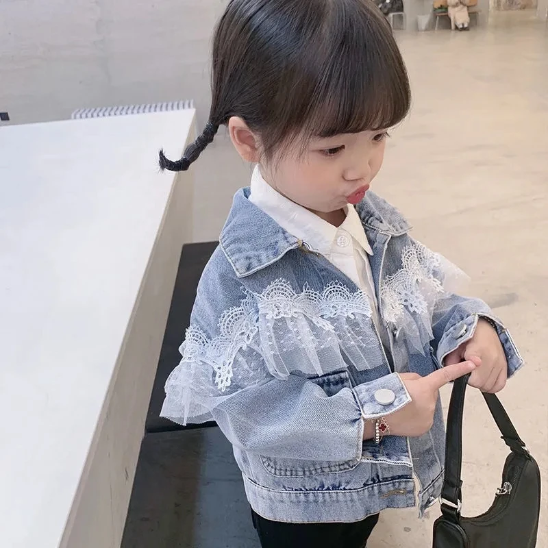 Модная новая весенняя Повседневная джинсовая куртка с рисунком для мальчиков и