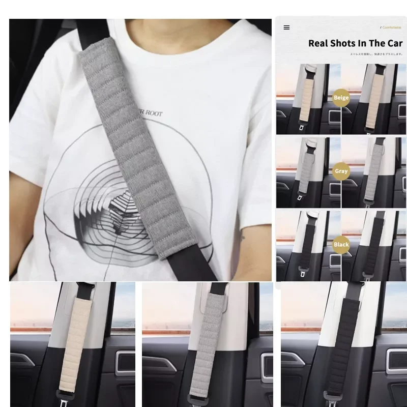 

Car Seat Belt Cover Universal Seat Belt Covers Shoulder Cushion Protector Safety Belts Shoulder Pad Auto Interior Accessories
