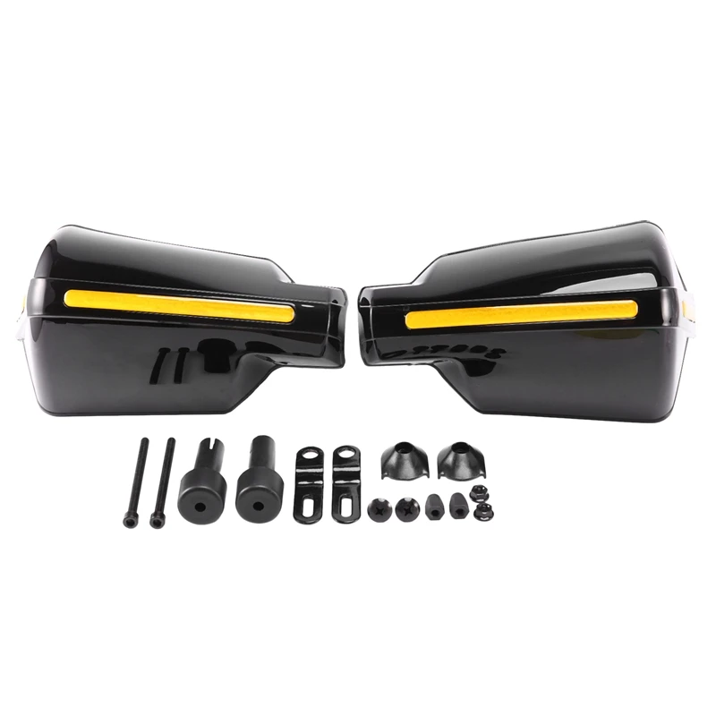 

1 Pair Universal Motorcycle Scooter Handguards Handguard for 7/8 Bar Black