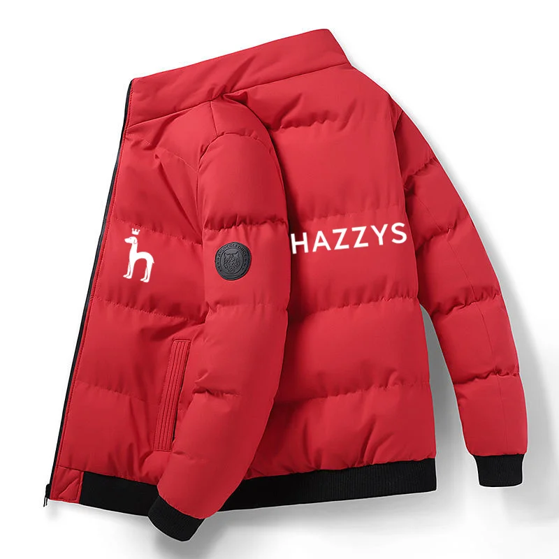 High quality sports cotton jacket in autumn and winter Men's stand collar zippered cotton jacket Outdoor warm cotton jacket