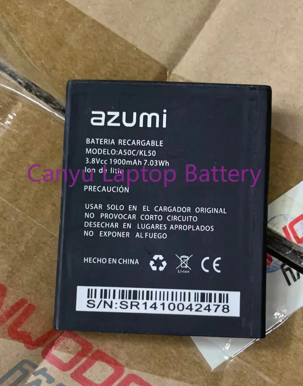 

azumi A50C KL50 1900mah Battery