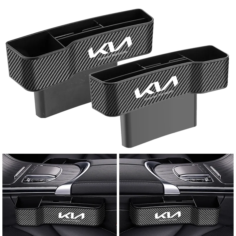 

Car Seat Gap Storage Box For Kia K2 K3 K5 K6 K7 Sorento Sportage Picanto Ceed KIA RIO 2 3 4 Car Organizer Auto Accessories
