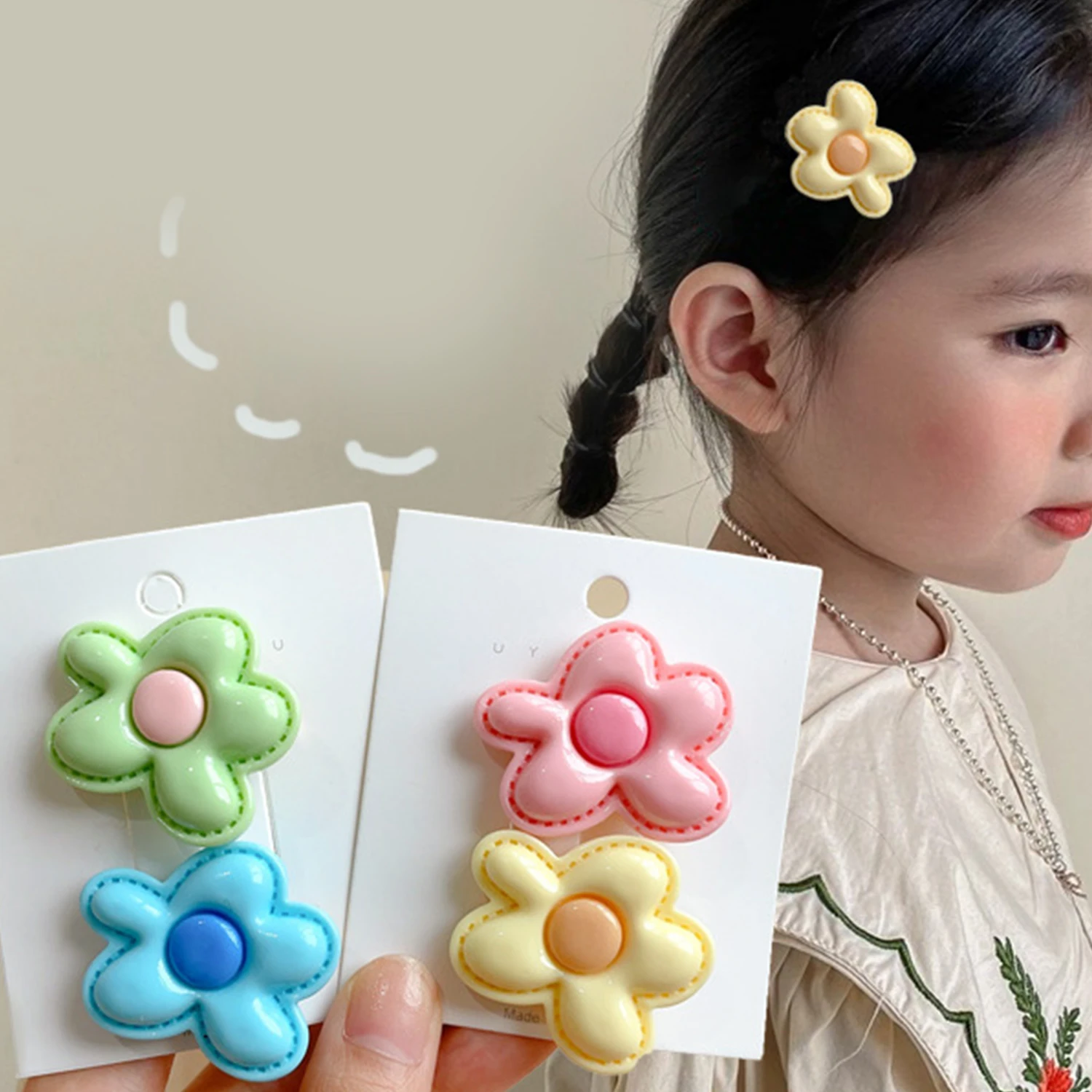 Рисунок 4 - новые модные детские шпильки Красочный