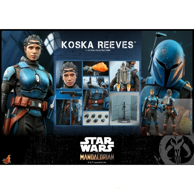 

In Stock HOTTOYS TMS069 TMS070 1/6 The Mandalorian KOSKA REEVES Anime Action Figure Toy Gift Model Collection Hobbies