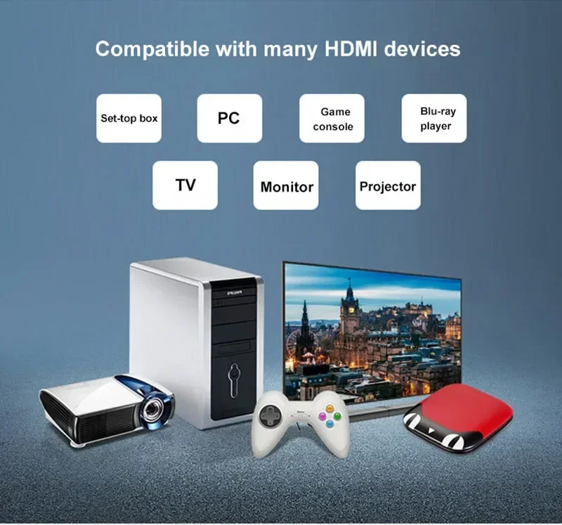 4K 60 Гц 1x8 HDMI сплиттер 1 в 8 Выход Мультиэкран совместное видео распределитель