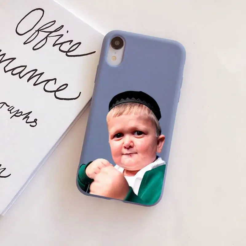 

Hasbulla Phone Case for iPhone 11 12 13 Mini Pro Xs Max 8 7 6 6S Plus X XR Solid Candy Color Case