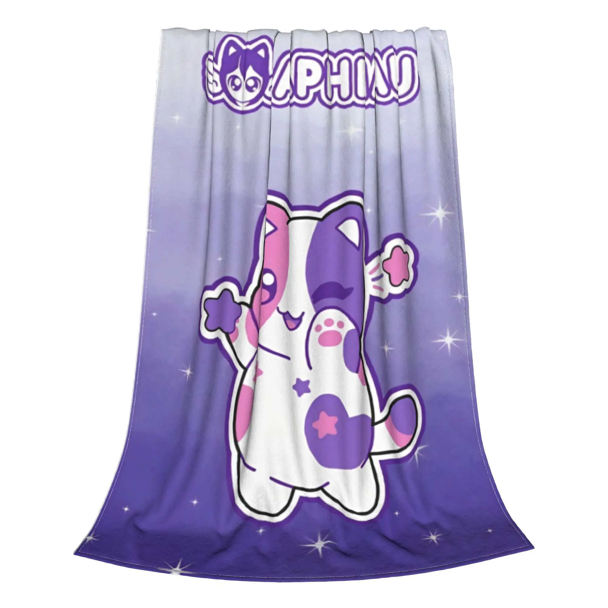 Фото APHMAU kawaii кошки одеяла легкие тонкие фланелевые лечебные подарки пледы покрывала №2