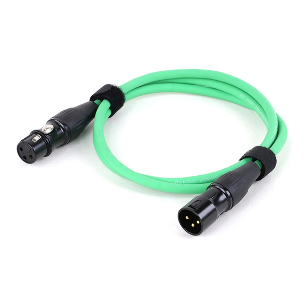 Удлинительный кабель XLR 3Pin штекер-гнездо Позолоченный штекер экранированный