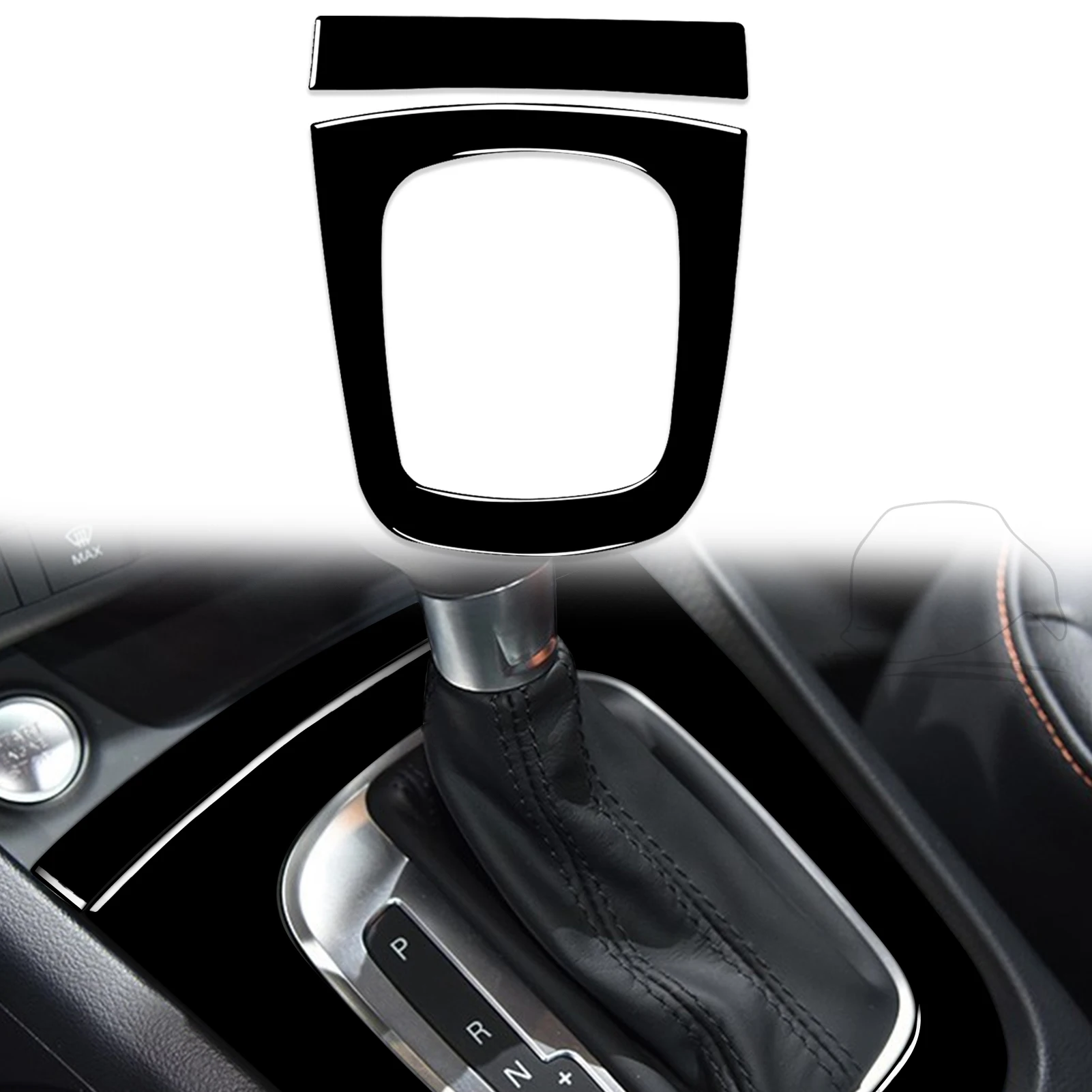 

Автомобильные аксессуары для Audi Q3 2013, 2014, 2015, 2016, 2017, 2018, черные наклейки для внутренней отделки панели автомобиля, декоративные наклейки из АБС-пластика