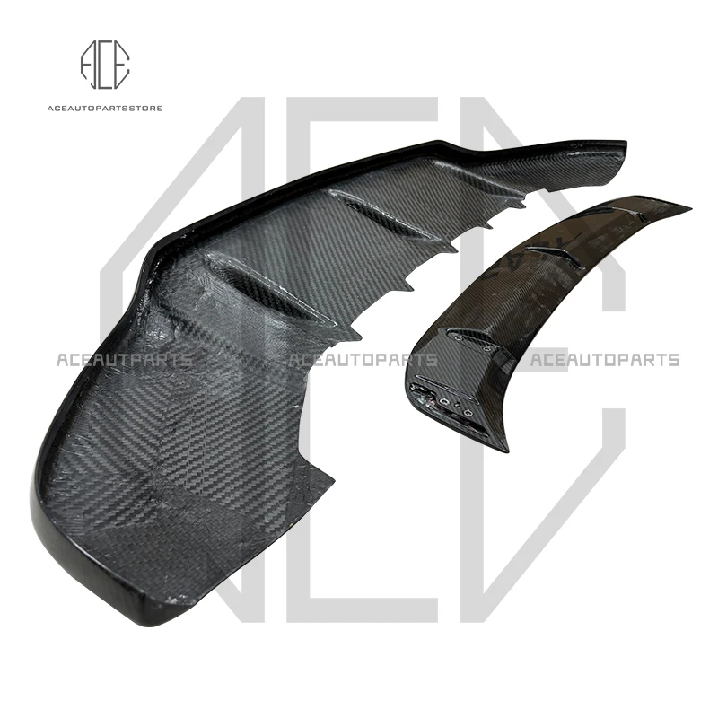 Сухие боковые юбки из углеродного волокна бампер дверные разделители для губ