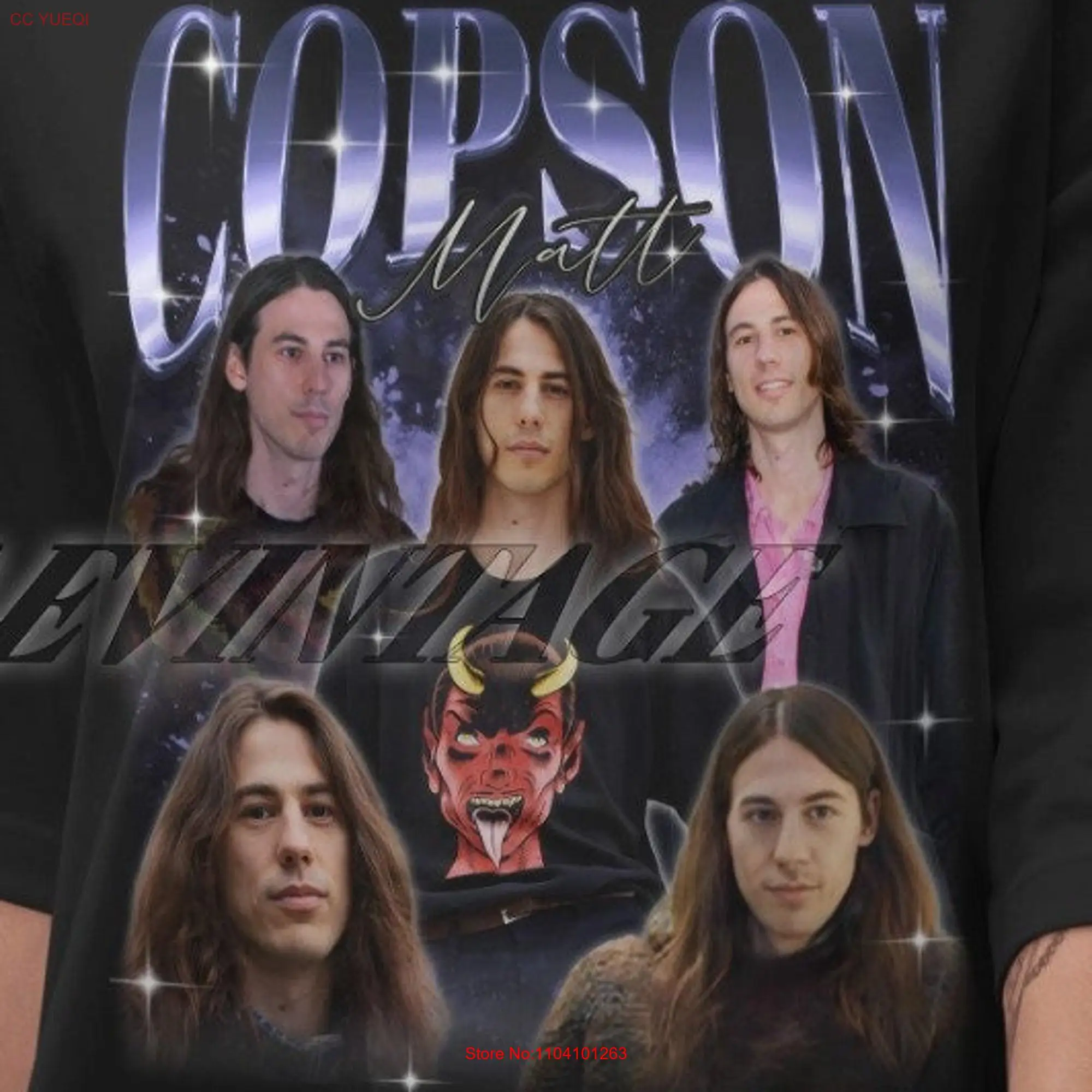 Ограниченная Винтажная Футболка Matt Copson с длинным или коротким рукавом В Стиле