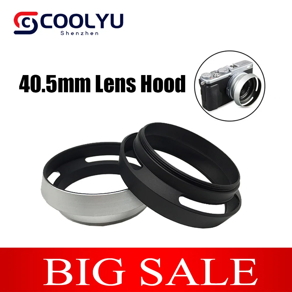 

40.5mm Metal Camera Lens Hood Wide-Angle Lente Protector Cover For Pentax Samsung Pentax Nikon Canon Sony A6000 A6300 A6500 DSLR