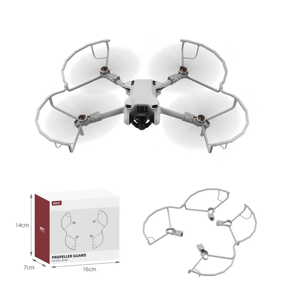 

Drone Propeller Guard For Dji Mini 3 Propellers Protector Quick Release Anti-collision Ring Wing Fan Protective Cover Accessory