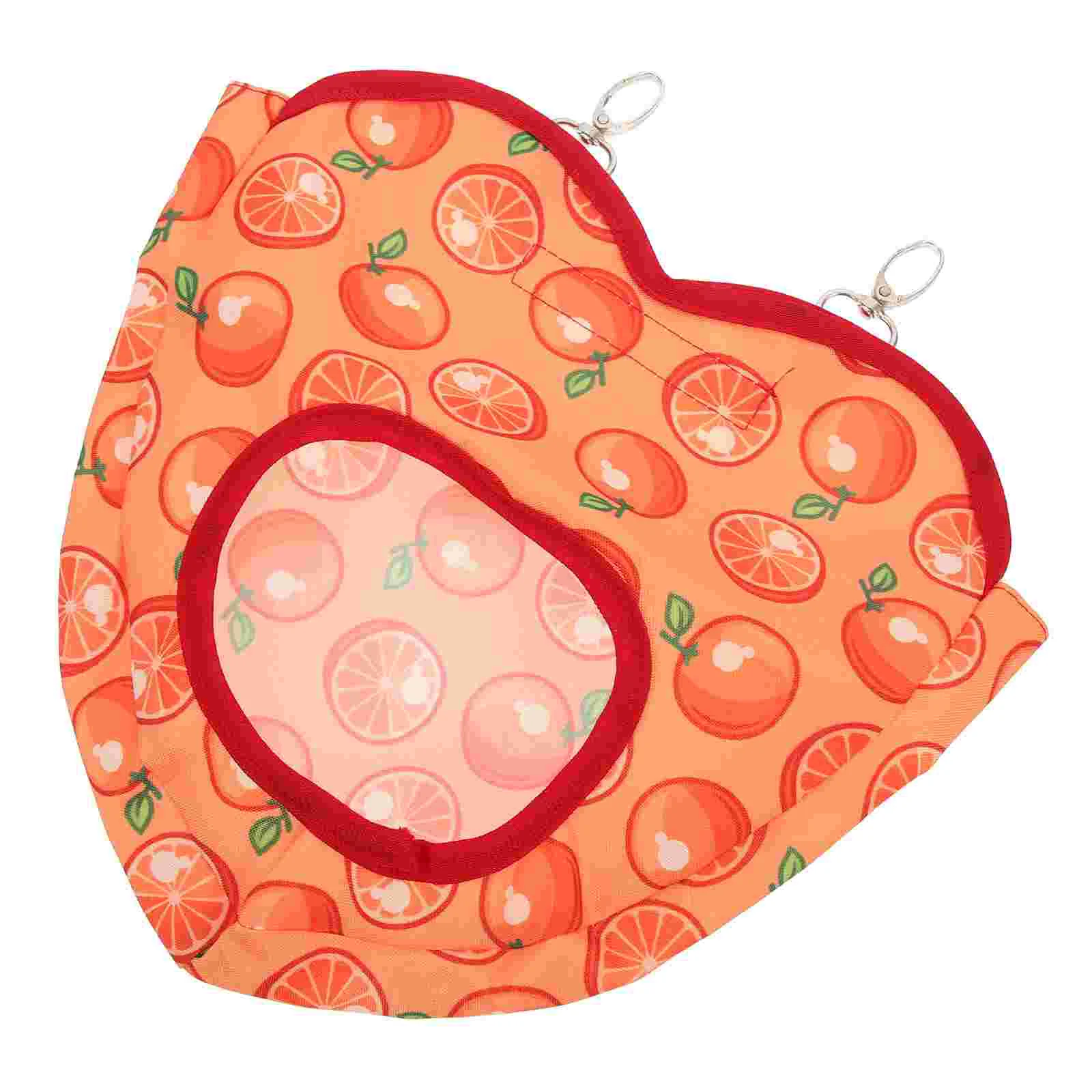 

Multi-function Hay Pouch Bunny Hamster Hay Feeder Hanging Hay Container Lovely Pattern Hay Bag