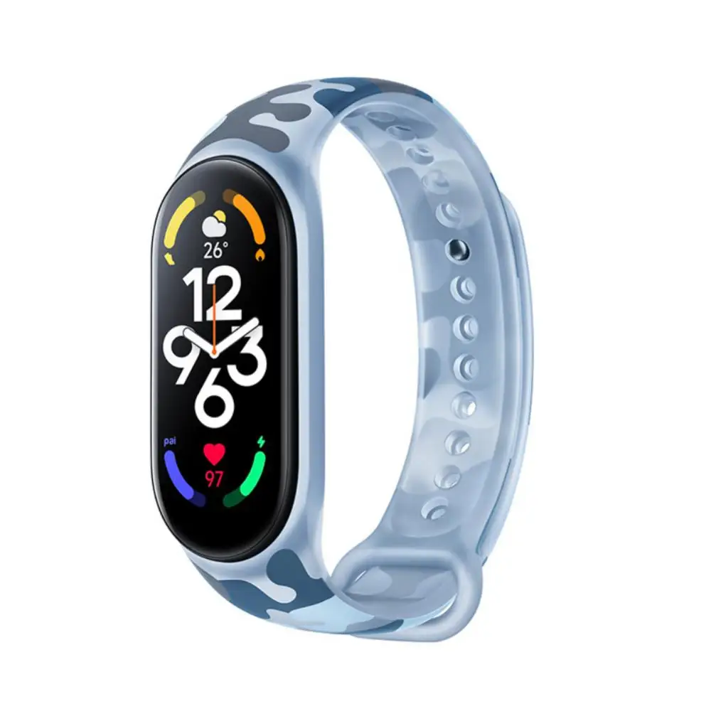 

2023 Silicone Wrist Strap Watchband Correa Or Xiaomi Mi Band 7/6/5 Replacement Strap Smart Watch Band For Xiaomi Mi Band 7 6 5