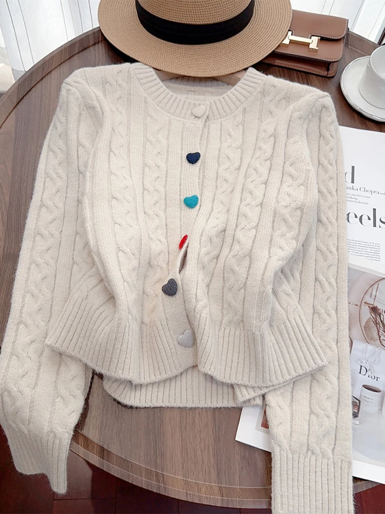 Женский кардиган кашемировый свитер Harajuku корейский Y2k свитера с длинными