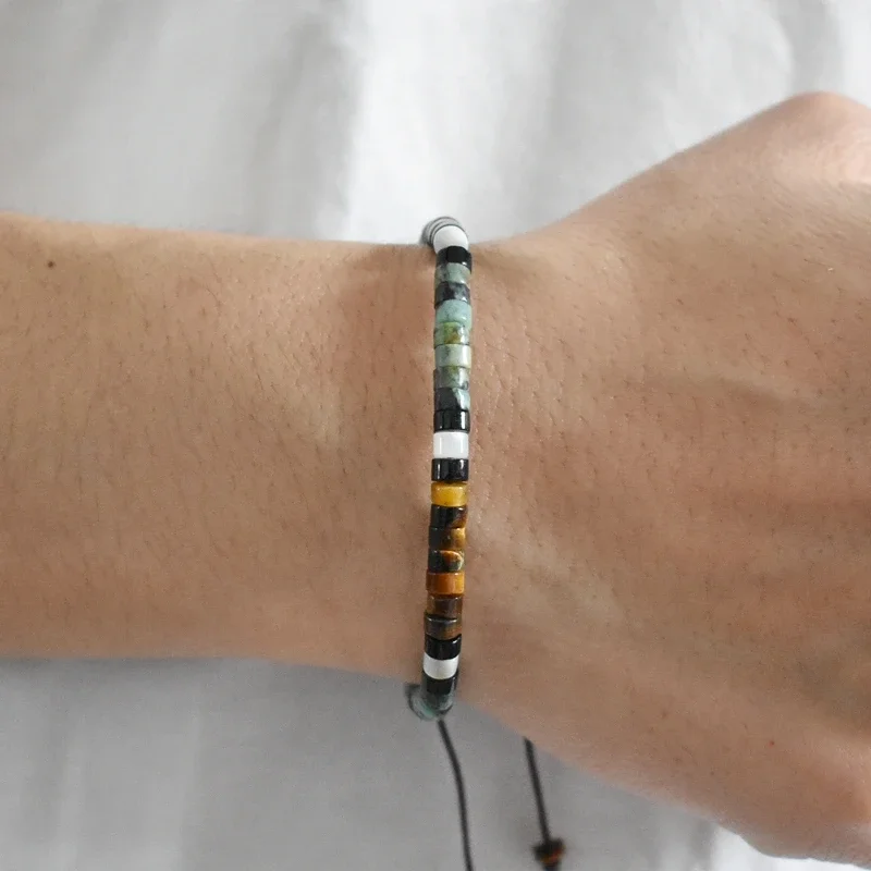 Браслет-разделитель из натурального камня для женщин