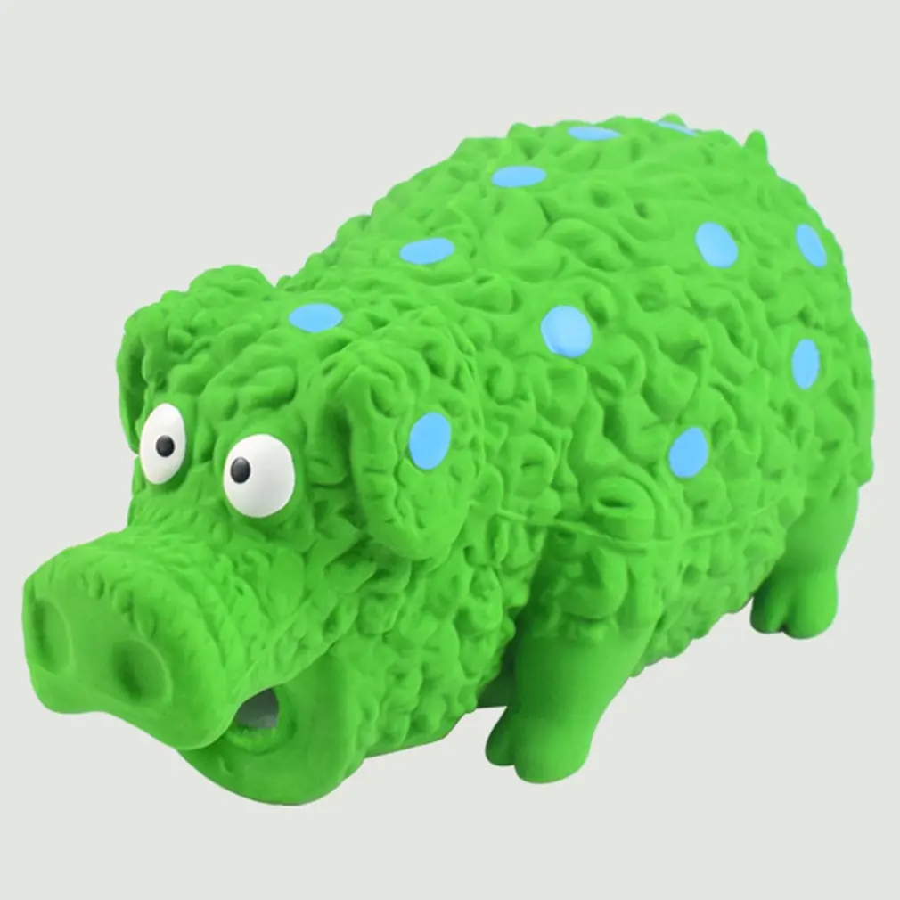 

Пищащие игрушки для собак для агрессивных жевателей, щенков, жевательной свиньи, игрушки, нерушимая прочная натуральная латексная игрушка ...