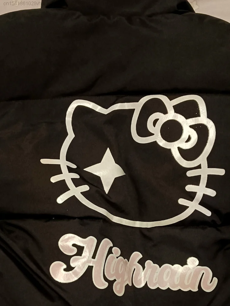 Женская хлопковая куртка оверсайз в стиле хип-хоп