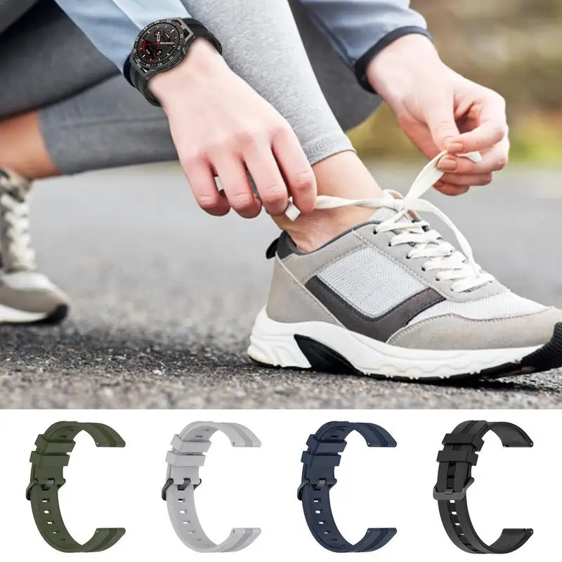 

Ремешок для часов Huawei Watch GT3 SE 20 мм, мягкий силиконовый сменный Браслет для наручных часов Samsung Galaxy Watch 5