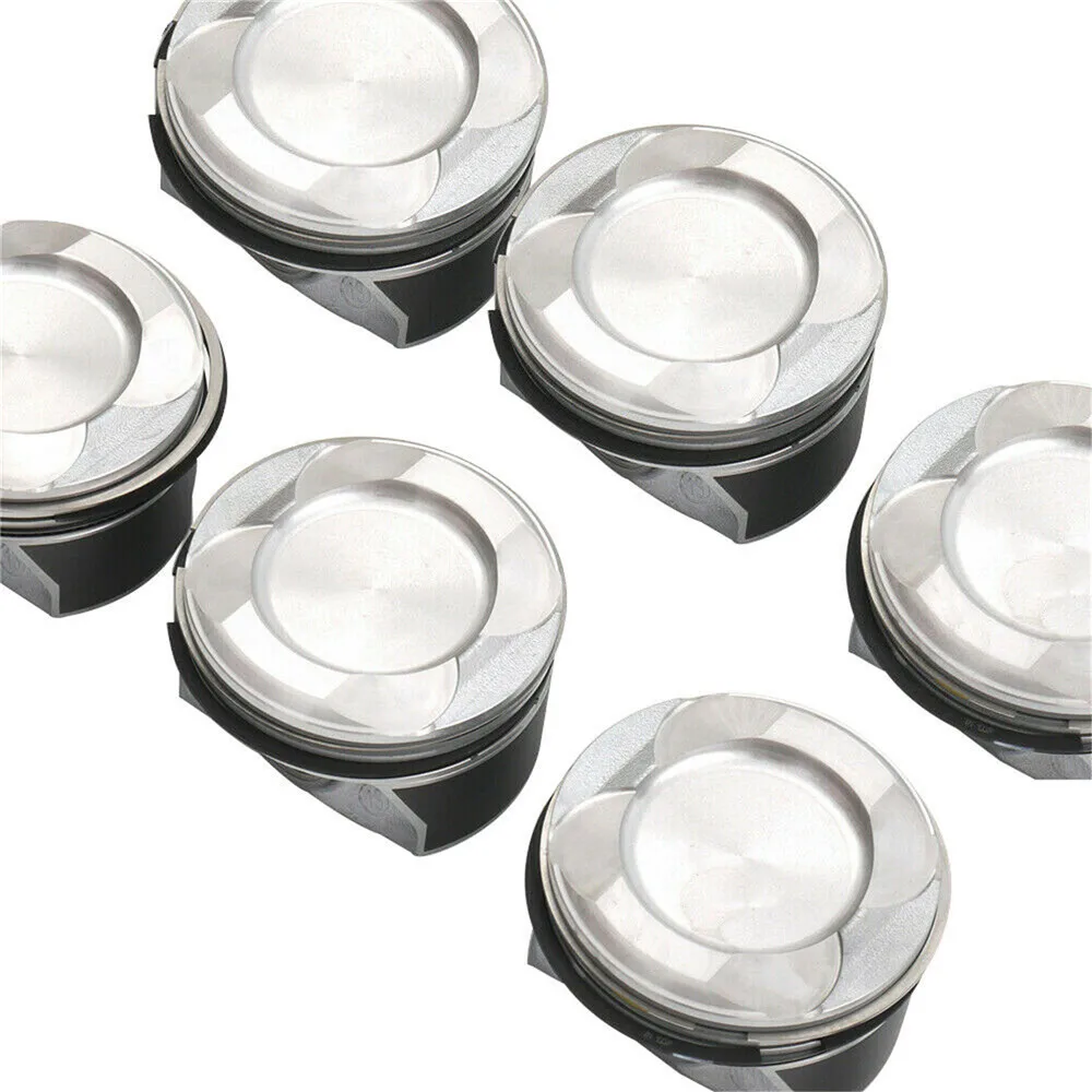 6PCS Auto Parts Pistons and Rings Kit Φ88mm 2760306517 2760300700 For Mercedes-Benz W205 W212 X166 E400 M276 3.0T Engine Car