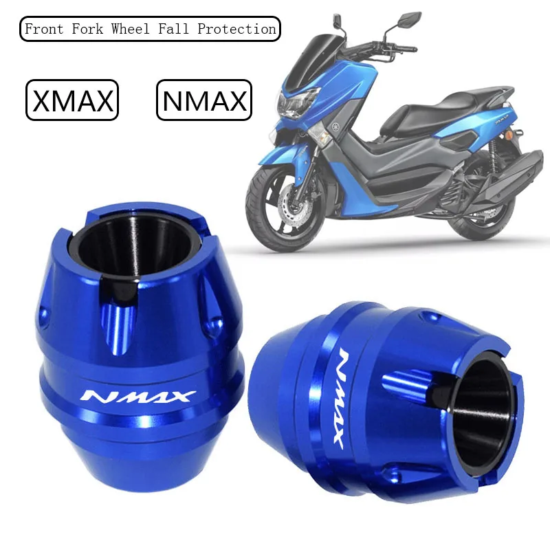 

For Yamaha NMAX155 XMAX300 NMAX 155 XMAX 300 250 Accessorie Front Fork Wheel Fall Protection Frame Slider Anti Crash Protector