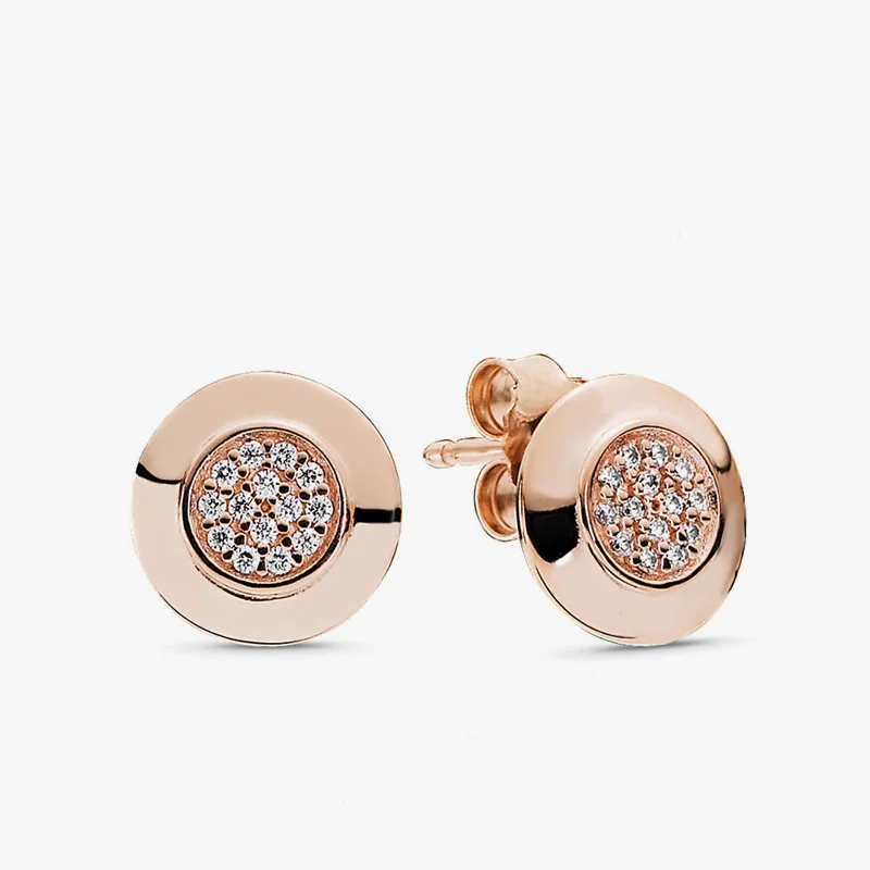 

Женские серьги-гвоздики из серебра 925 пробы с фианитом