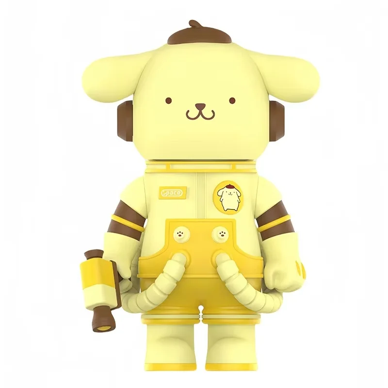 Original Sanrio Characters Hello Kitty Melody Kuromi Mega Space Molly Joy Series 400% Action Figurine Collectibl Toys Gift