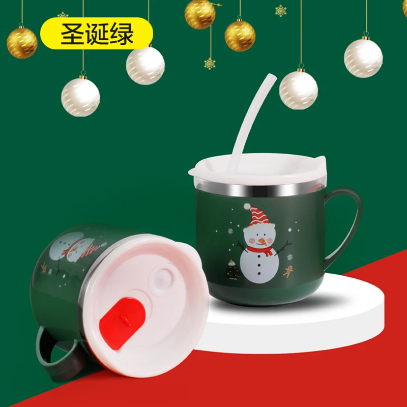 

Стакан для молока из нержавеющей стали 304 с градуированным детским двухслойным стаканом для питья для студентов детской елки 250 мл