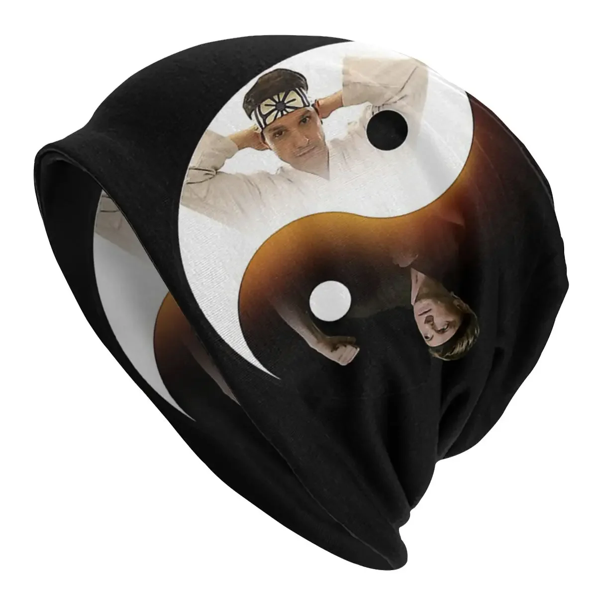 Зимние теплые шапки для бега Дэнни и Инь Ян Kai двухслойная тонкая шапка дышащие