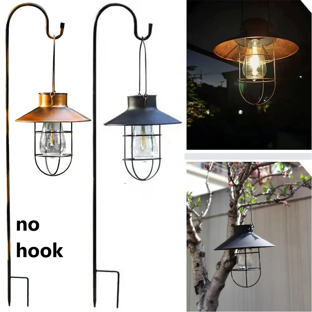 Ретро-фонарь на солнечной батарее для украшения сада уличный водонепроницаемый