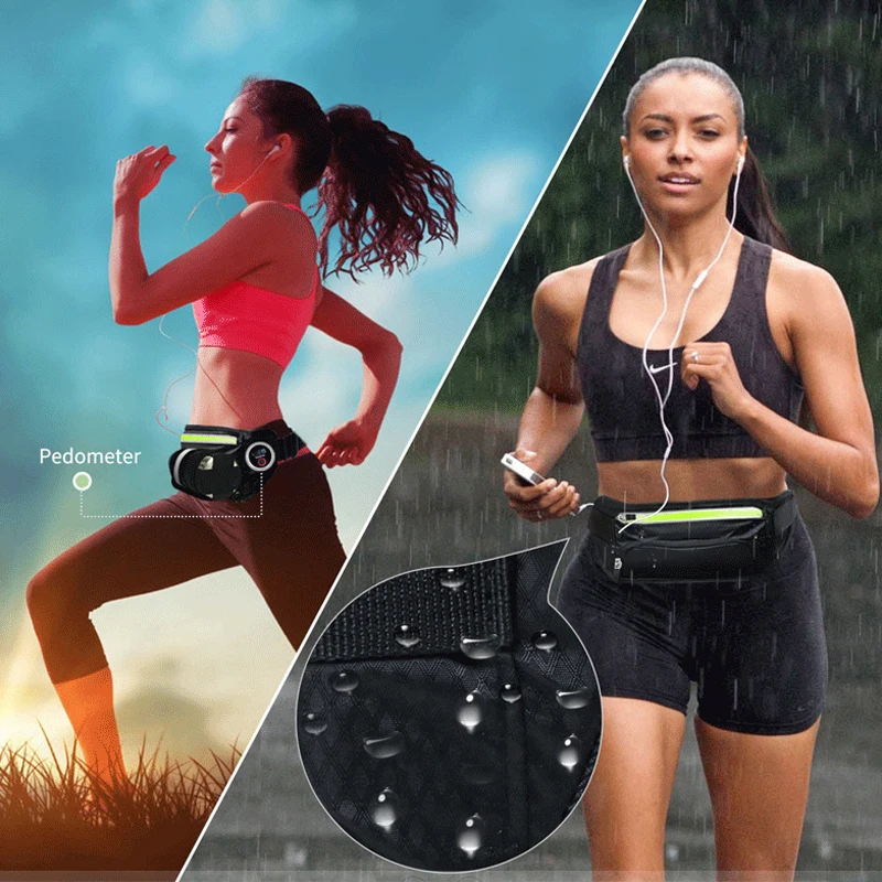 Waterproof Women Waist Bag 2022 Outdoor Sports Running Fanny Pack Portable Black Travel Belt Bag Nylon Men Chest Bags