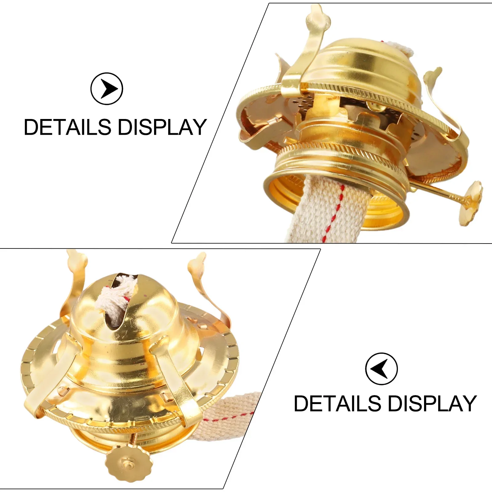 1 компл. Лампа из алюминиевого сплава масляная горелка с Wic керосиновые детали