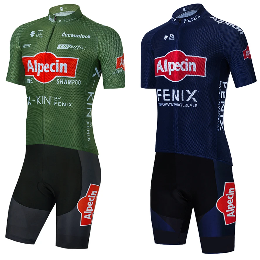 

2022 ALPECIN FENIX команда Deceuninck с коротким рукавом Велоспорт Джерси летняя Велоспорт одежда ROPA CICLISMO + нагрудники шорты
