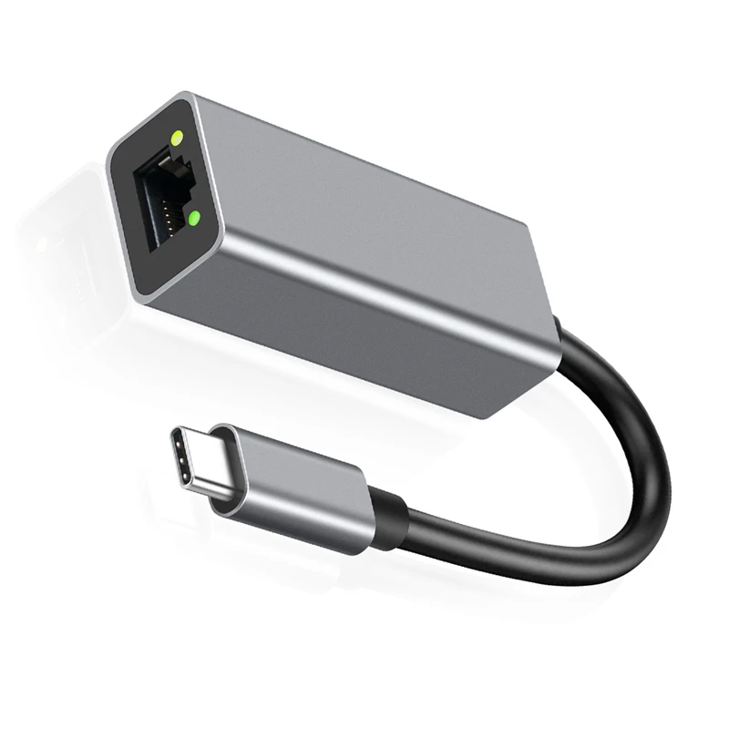 

Адаптер Ethernet с портом Type-C на RJ45, 1000 Мбит/с