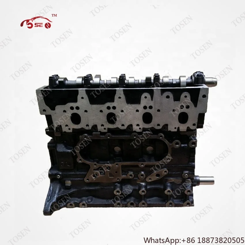 Совершенно новые автозапчасти 2L 3L 5L голый длинный блок двигателя для Toyota Hiace Hilux
