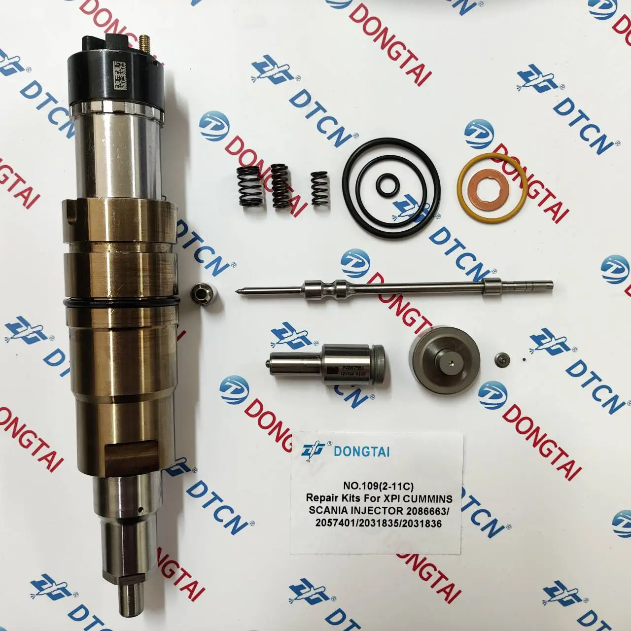 NO.109(2-11C) Ремкомплекты для форсунки XPI CUMMINS Sania 2086663 2057401 2031835 2031836
