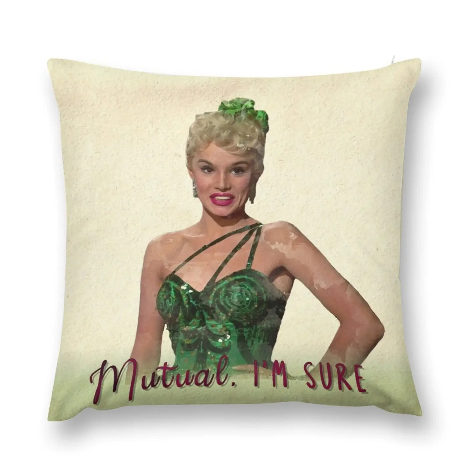 Mutual I'm Sure - белая рождественская декоративная подушка чехол для подушки
