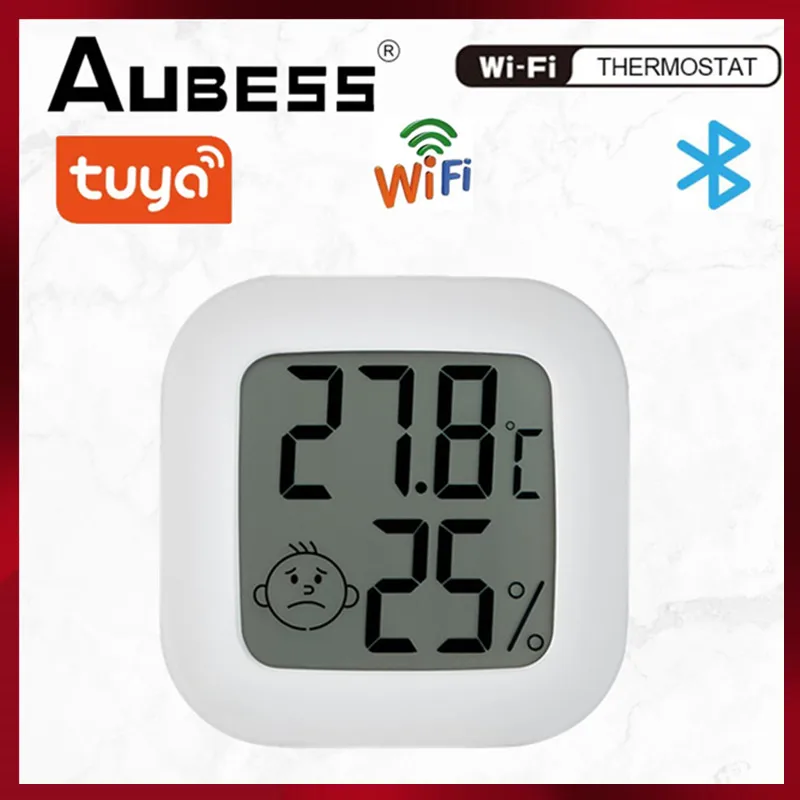

Умный термометр Tuya с поддержкой Wi-Fi, Bluetooth и ЖК-дисплеем