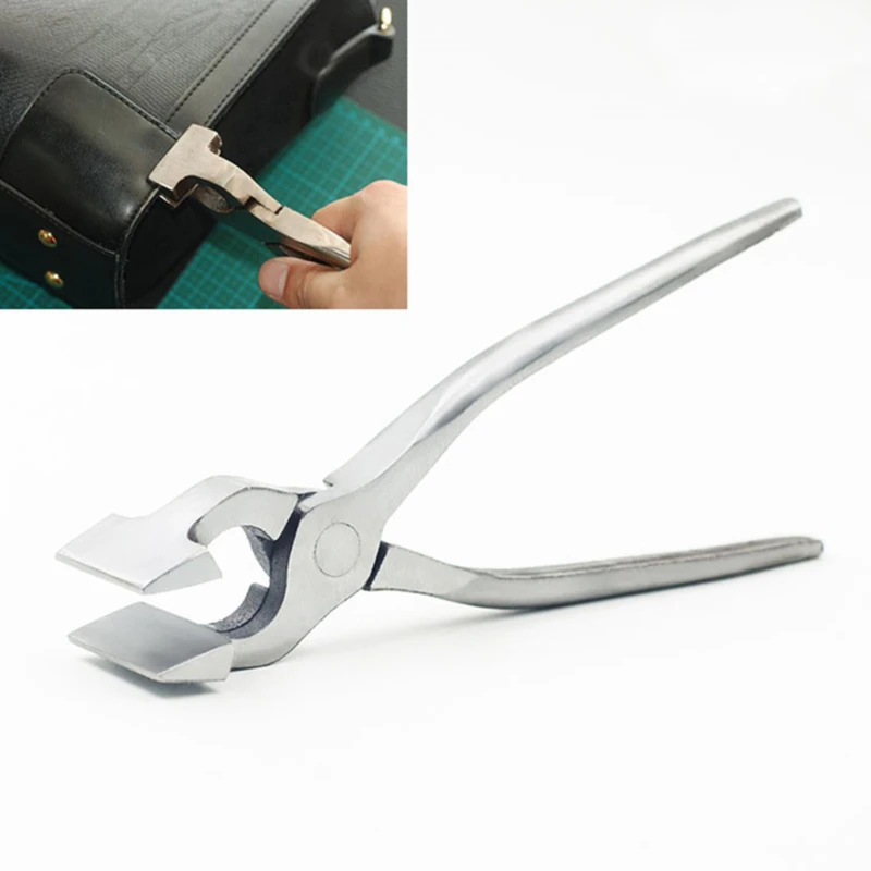 

New Leather Edge Adjustment Press Flatten Plier Clamp For Handbag Leather Bag Making Pliers DIY Hand Tools Fixed Clamp Pliers