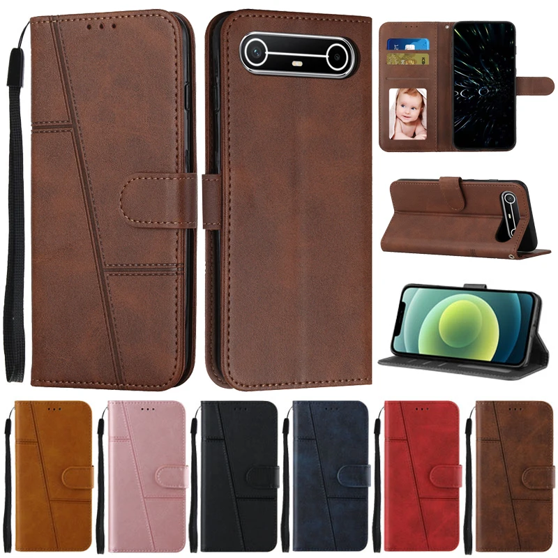 Фото Для Tecno Pova Тонкий чехол-книжка с откидной крышкой для Coque Tecno Pova slim/Spark Тонкий кожаный защитный чехол для телефона Fundas №1