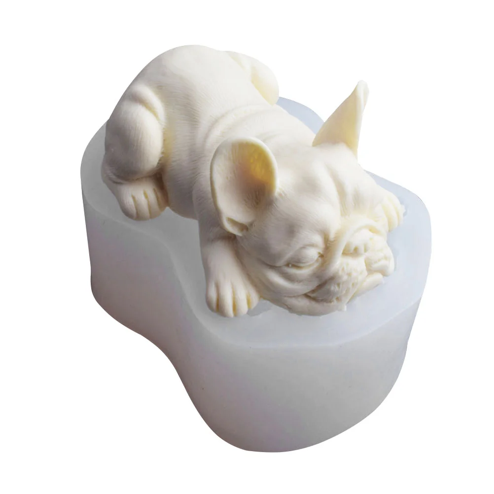 

Mold Molds Silicone Dog 3D Soap Candy Cake Fondant Chocolate Baking Animal Cookie Puppy Making Resin Diy French Rubber Ice Mould