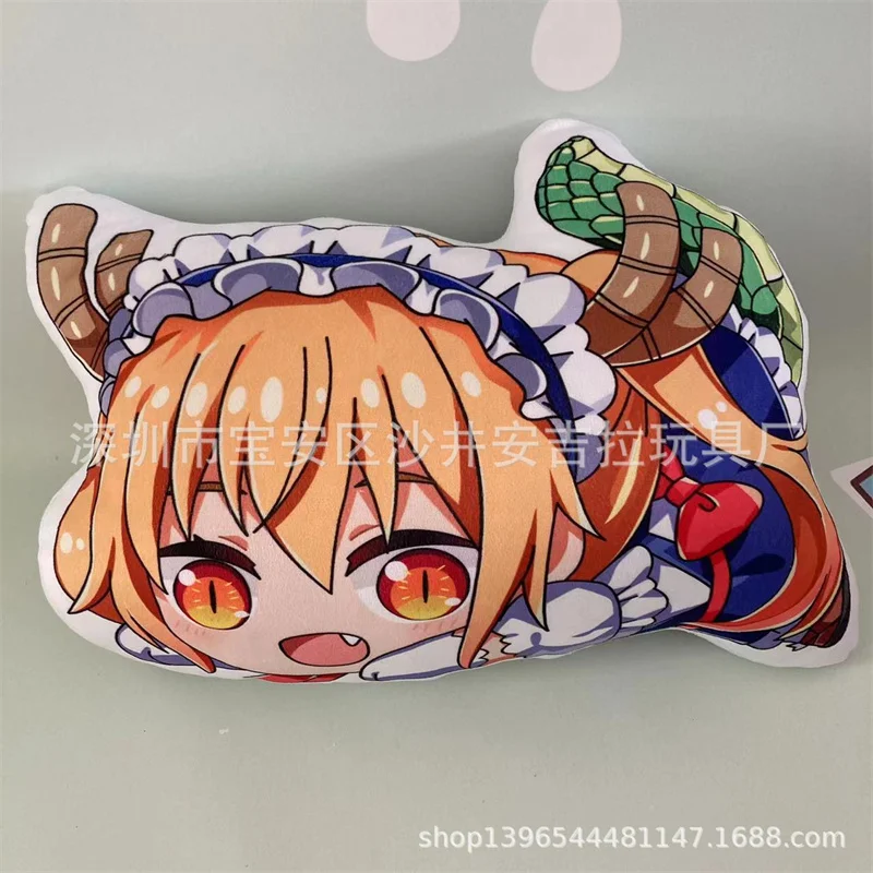 Miss Kobayashi's Dragon Maidkannakamui Tohru периферийная плюшевая подушка с принтом Двусторонняя