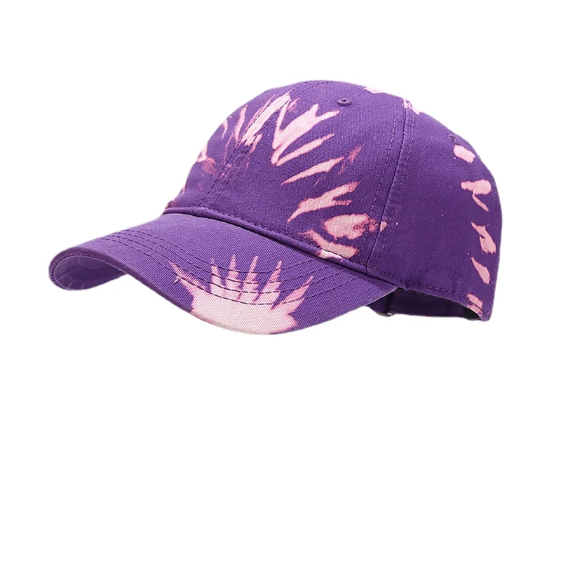 

Korean Version of The New Tie-dye Baseball Cap Men Women Caps Sunscreen Hats Couples All-match Street Graffiti Gorras Hombre
