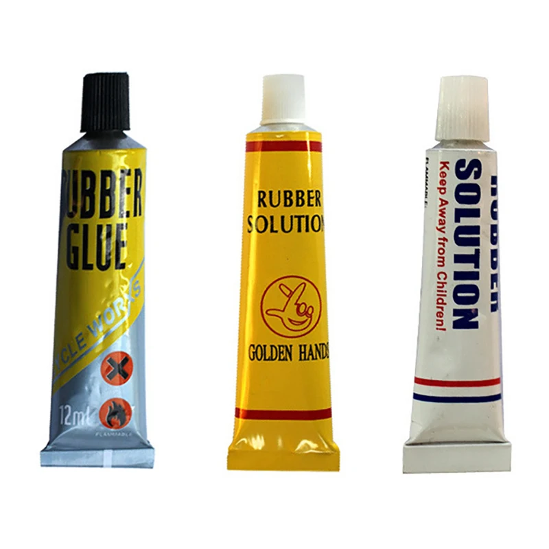 

5pcs Bicycle Tire Inner Tube Patching Glue Rubber Cement Adhesive Repair Tools Bicycle Tire Inner Tube Patches Glue