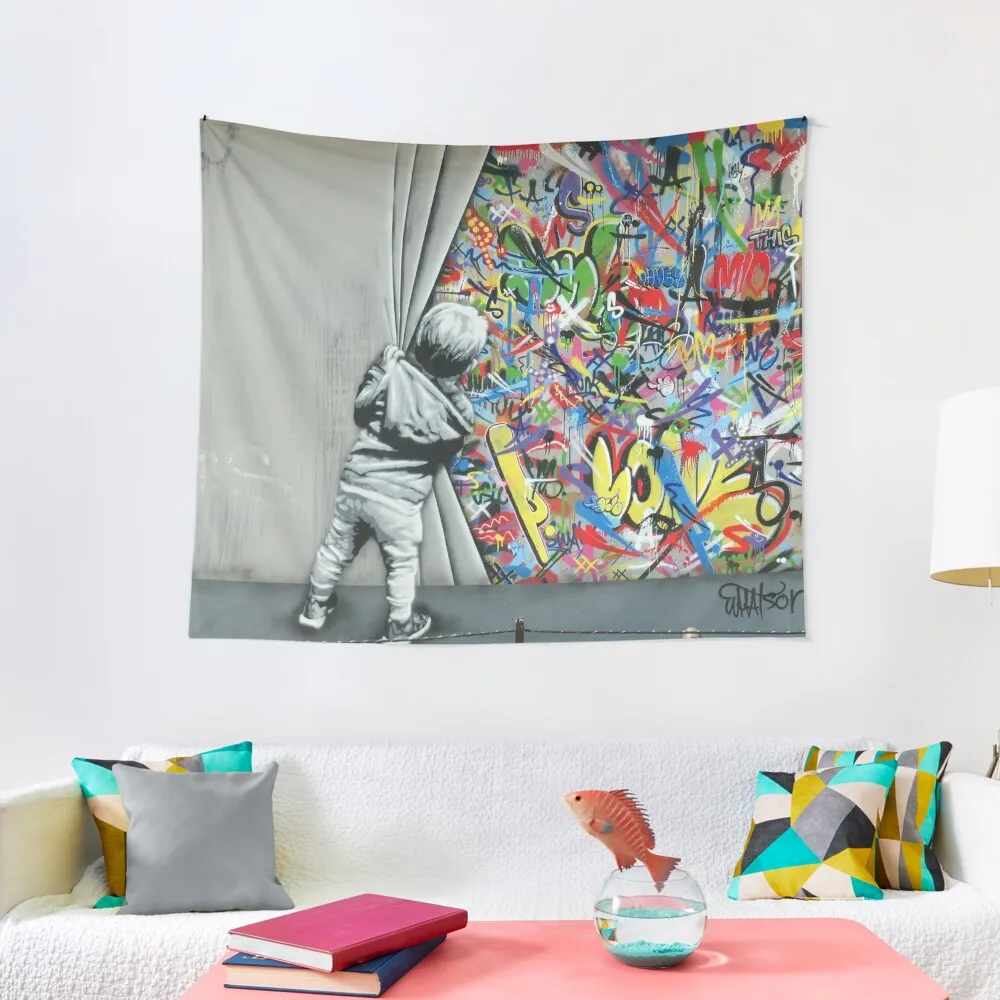 Гобелен Behind the Curtain - Martin Whatson (Wynwood Walls Edition)
